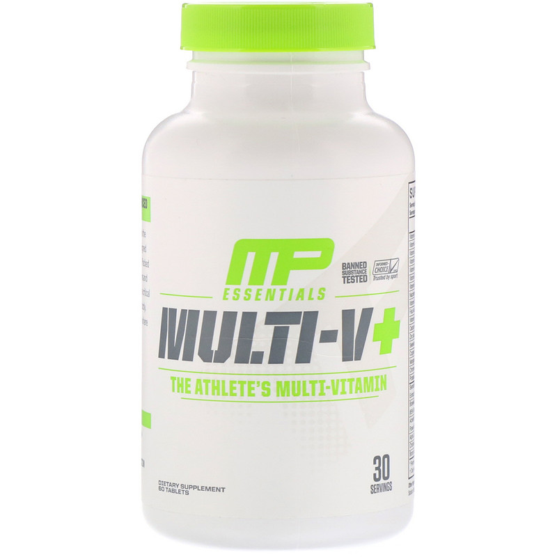 MusclePharm, Essentials, Multi-V+, The Athlete's Multi-Vitamin